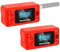 2 PCS Case for ESP32 LoRa V3 Module Board Device Antenna OLED Protection Case with Type C and Copper Tube Antenna Interface （Red)