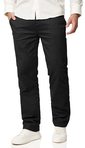 behype. Herren Chino Hose Regular-Fit mit Stretch Jeans Chinohose Straight-Leg Jeanshose Men's Pants