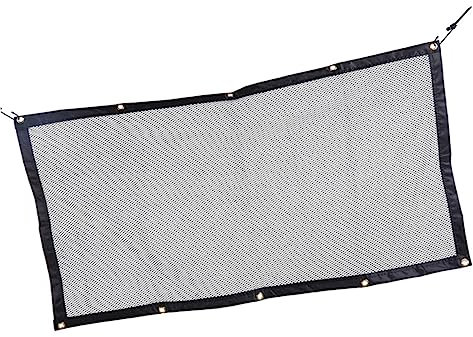 BESPORTBLE Haustierzaunnetz Auto 115x62cm Elastisches Sicherheitsnetz Nylon Gepäcktrennnetz Kofferraum Hundeschutz Hunde Katzen Auto Ebene Schutz