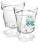 Tomaino - Vaso Trasparente Per Orchidea in Plastica Con Sottovaso - Per Rinvaso Piante Interno ed Esterno (2, Ø 15)