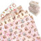 MORAINJAY 12 Bögen Pferde Geschenkpapier, Pony Geschenkpapier für Mädchen & Jungen, Kinder Geburtstag Geschenkverpackung, Pferde Party Deko, 68 x 50 cm