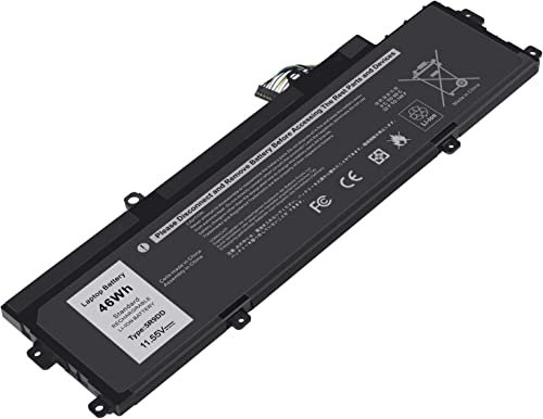 5R9DD Battery Compatible for DELL Chromebook 11 3120 P22T Latitude E7440, Replacement for 5R9DD KTCCN XKPD0 P22T001(11.55V 46Wh)