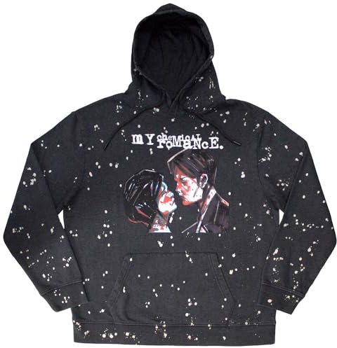 Rock Off officially licensed products Men's My Chemical Romance Three Cheers Hooded Sweatshirt Black
