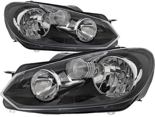 Halogen Scheinwerfersatz Scheinwerfer Satz Hauptscheinwerfer Set links rechts H15 H7 passend für VI 5K1 AJ5 517