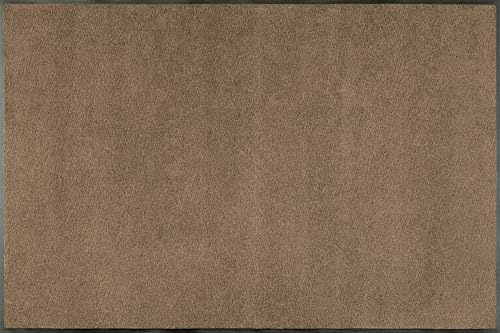 Wash+Dry Fußmatte Espresso Brown 75x120cm, innen und außen, waschbar
