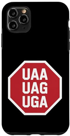 Funny Saying UAA UAG UGA Stop Codon Biology Case for iPhone 11 Pro Max