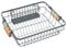 KitchenCraft Living Nostalgia Escurreplatos de alambre con escurridor de cubiertos, escurridor de fregadero, soporte de secado por goteo para platos, vajilla, tazas y utensilios, 47 x 36 cm - Gris