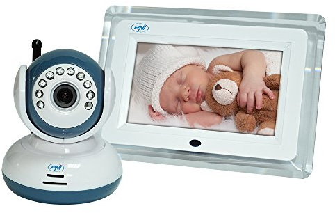 Wireless Video Babyphone PNI B7000 7-Zoll-LCD-Bildschirm, Nachtsicht