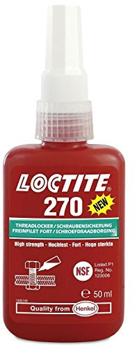 50 ML Loctite 270 Freins à lits jusqu'à M20 - Haute résistance - Vert - L'original