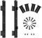 FRMSAET 306/356/406/456 mm Coulisses Tiroir Clavier Coulisses Clavier Tiroir Plateau Matériel de montage Accessoires, un jeu (356 mm, noir).