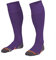 Stanno Sports Socken - Uni Sock II - Socken mit Atmungsaktivem Kapazität und Knöchelschutz - Sportsocken - Anatomische Socken mit linken/rechten Indikatoren - Lila - Größe 45/48