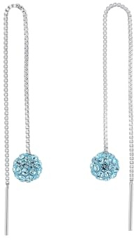 Amor Ohrhänger für Damen, 925 Sterling Silber, Zirkonia synth.