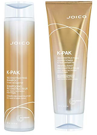 Joico K-Pak Reconstructing Shampoo 300ml & Conditioner 250ml to repair damaged hair. NEW PACKAGING