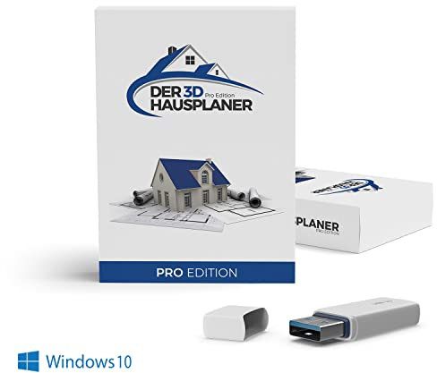Der 3D Hausplaner Pro Edition - 3D CAD Software - planen Sie Ihr neues Zuhause einfach, maßgenau und professionell - der Architektur- & Hausplaner mit Grundrissen und 3D Visualisierung