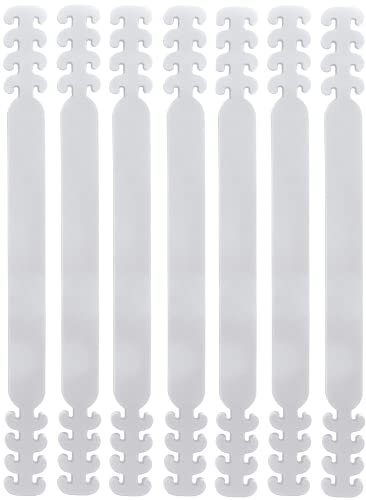 Maske Ohrhaken - Maskenhaken Silikon Masken Ohrband Gummiband Anti-rutsch Mundschutz Halterung Maskenhalter Verlängerung (Pack 7 Weiß)