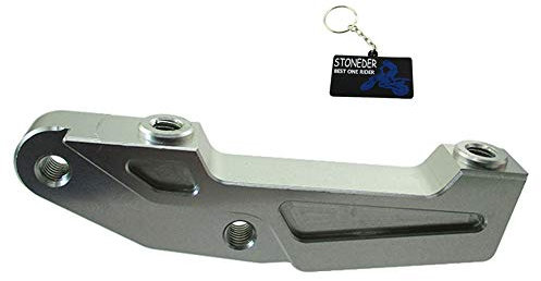 STONEDER Racing 4 Kolben Bremssattel Adapter für Pit Dirt Bike Motard (Silber)