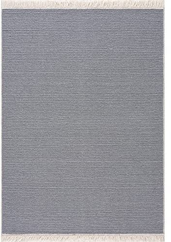 Fashion4Home Teppich Läufer - Tepiche für Wohnzimmer, Schlafzimmer, Küche, Kinderzimmer, Badezimmer - Boho Kelim - Läufer Flur, Hellgrau, Größe: 160x230 cm