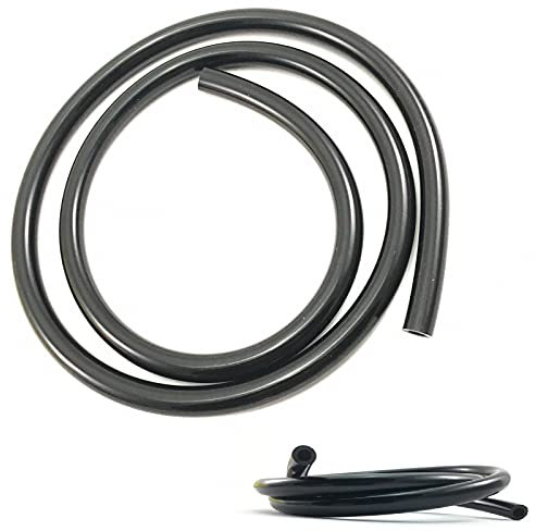 1m BENZIN SCHLAUCH in SCHWARZ (10mm/6mm) für AGM GMX BAOTIAN HYOSUNG JINLUN REX RS YIBEN YIYING BENZHOU ZNEN KYMCO SACHS ZNEN JONWAY MOTINO KREIDLER ALPHA NOVA MOTORS ROLLER QUAD ATV