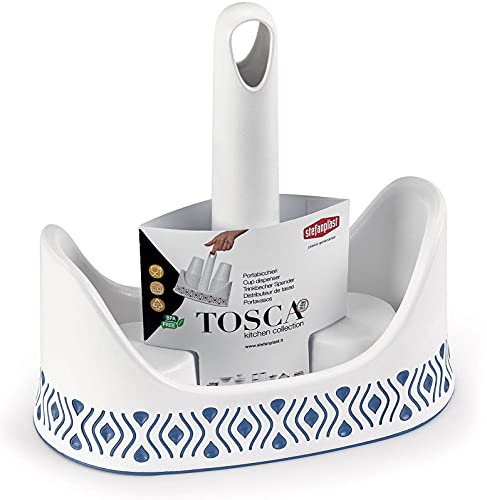 STEFANPLAST Tosca, Porta Bicchieri Per Alimenti Qualità Extra 100% Prodotto in Italia