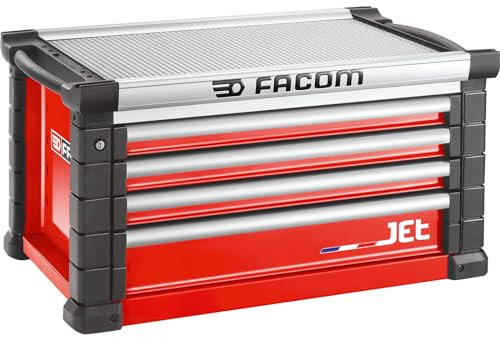 Facom Tool Chest, Metal, Red