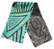 BREEZE NOUTHERLY Women's 100% Pure Mulberry Silk Scarf,Damenschal aus 100% reiner Maulbeerseide, doppelseitig, rechteckig, zum Binden, Hals, Taillenstreifen
