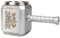 Thor Hammer Bierkrug nordischer Stil Dekorationen Edelstahl Harz nordische Mythologie Mjolnir Bierkrug mit Korkenzieher Milchkaffeebecher 450 ml (Silber)