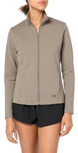 Under Armour Damen Motion Jacket Jacke, (200) Taupe Dusk/Schwarz, XL