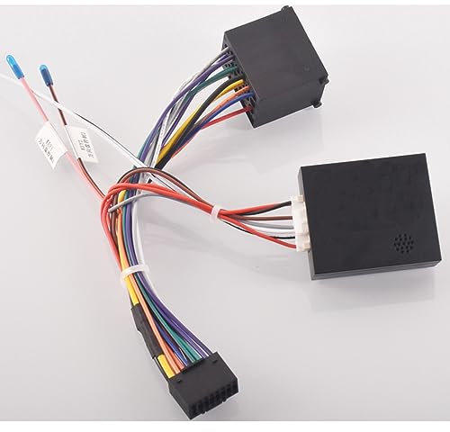 Wiring Harness for BMW E46 3 Series E39 5series E53 X5, 16pin for Android Car Radio Stereo Wiring Harness Cable Adapter,with Canbus