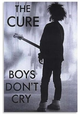 BBAUER The Cure Boys Dont Cry Poster Dekorative Malerei Leinwand Wandkunst Wohnzimmer Poster Schlafzimmer Malerei,Wandkunst Bilddruck Moderne Familienzimmer Dekor 08x12inch(20x30cm)