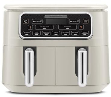 Karaca Air Cook Duo Hausmannskost XXXL 8 Liter Airfryer, Starlight, 8 Personen
