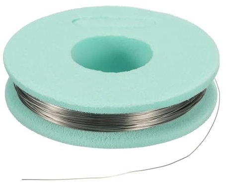 QUARKZMAN 2Pcs Alambre de Resistencia de Calentamiento de Nichrome 80 de Calibre 32 33ft de Alta Temperatura para Reparación para Componentes Electrónicos