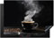 KitchenYeah© Copri Piano Cottura 75x52 cm Coprifornelli Tappetino per Induzione Fornello Tutto per la Cucina Chicchi di caffè - Nero - Caffè
