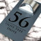 K Smart Sign | Bellissima LED F32 | Contemporary House Signs Plaques Door Numbers 1-9999 Street Name SOLAR LIGHT LED For Wall Personalised Laser Cut Mirror! (Matt Gray & Gloss Black)