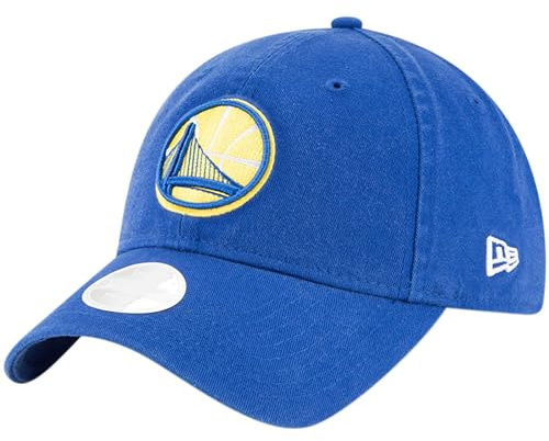 New Era Damen NBA Core Classic 9TWENTY Verstellbare Mütze Cap Einheitsgröße - Golden State Warriors - Blau, Golden State Warriers, Einheitsgröße