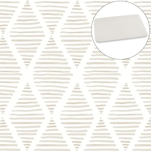 Zspoly 0.44 * 10m Selbstklebend Tapete Möbelaufkleber Moderner Verdickt Wandpapier Streifen Tapete wasserdichte Selbstklebende Vinyl Film Schublade und Regal Liner Stick Papier
