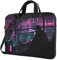 Hacker Era Laptoptasche, stilvolle Laptoptasche, Kuriertasche für Damen und Herren, Schulter-Laptop-Tasche, Schwarz, 13 inch