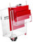 Gralara Premium Aquarium Überlaufbox für Eine Verbesserte Wasserzirkulation, 2500L Rot