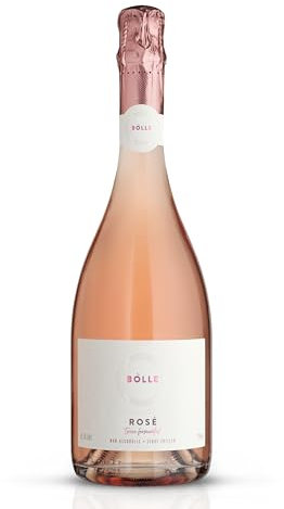 BOLLE Rosé <0.5% ABV Non-Alcoholic Sparkling Wine - Low-Calorie, Vegan, Gluten-Free – 750ml
