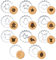 NEERIX 11pcs Formine Biscotti Natale Acciaio Inossidabile, Natale Formine per Biscotti, Mini Formine per Biscotti, per biscotti, fondenti DIY Decorazioni, perfetti per prodotti da forno festivi