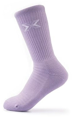 PICSIL Calcetines Deportivos de Alto Rendimiento con Refuerzo y Ajuste Perfecto, Ideales Para Running, Gimnasio, Padel, Ciclismo (M,Violeta)