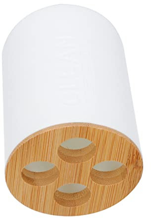 BUGUUYO Zahnbürstenhalter Becher Mit Eins Mundspülbecher Aus Robustem Material Für Badezimmer Zuhause Und Reise Praktische Aufbewahrung