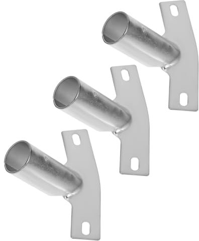 Didiseaon Sweeping Brush Extension Pole Adapter Broom Handle Bracket Metal Broom Handle Bracket Replacement