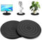 ROEOWENE 2 Piezas Placa Giratoria para TV/Monitor 20cm Plataforma Giratoria 360 Grados Base Giratoria de Plataforma Plástica Mesa Giratoria Universal Soporte Giratorio para Fotografia,Plantas Bonsai