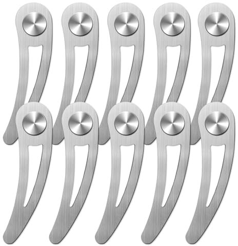 10 Stück Rasenmähermesser, 26 cm Edelstahl Rasentrimmer Messer Kompatibel mit B.osch-Modelle, 26-18 LI, Garten-Rasenmäher-Zubehör, Rostfreie Ersatzklingen