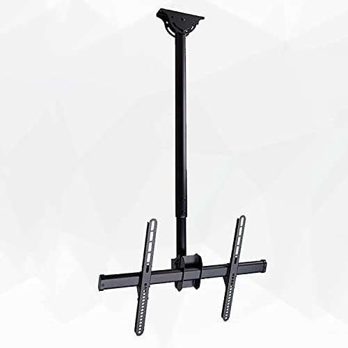 asdchZen Support TV Plafond, Rotation À 360°, Pivotant, Inclinable, Mouvement Complet, Compatible avec La Plupart des Écrans LCD LED Plasma De 32 À 70 Pouces, Vesa Jusqu'À 600 X 400 Mm