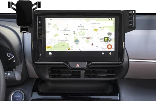 LSXEL Porta Cellulare da Auto Compatibile con Toyota Yaris Cross/Hybrid 2021 2022 2023 2024 Supporto per Telefono (for Yaris Cross/Hybrid 2021-2024 for 9)