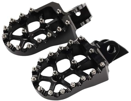 XUXRHMEAN pour Kawasaki KX 65 80 85 100 112 KX65 KX80 KX85 KX100 KX112 Repose-Pieds Moto Cale Pied Moto(Beige)