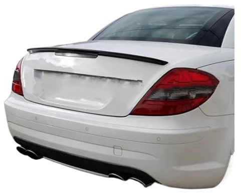 Spoiler Für SLK R171 Für SLK 200 Für SLK 35 Klasse 2005-2010 Heckspoilerlippe Kofferraumflügel Auto-Styling Heckflügel Spoiler(Glossy Black)