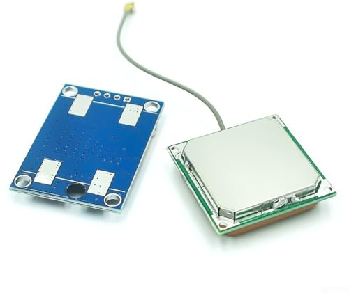 Jotekonoby NEO-8M GPS-Modul mit für, 3V-5V kompatible Entwicklungsplatine für DIY-Drohnen, Flugsteuerungsempfänger mit Signalanzeige (B)