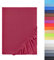 NatureMark - Mikrofaser SPANNBETTLAKEN zum Sparpreis! viele Größen und Farben Markenware (90x200-100x200 cm, Bordeaux rot)